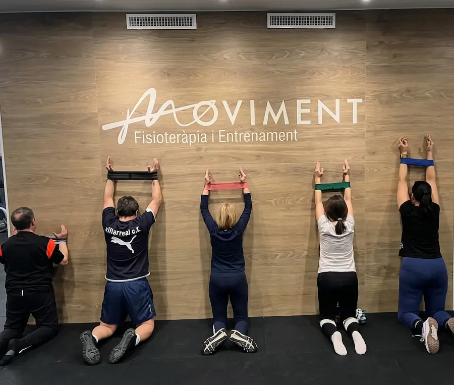 Grupo entrenando en Moviment Vila-real